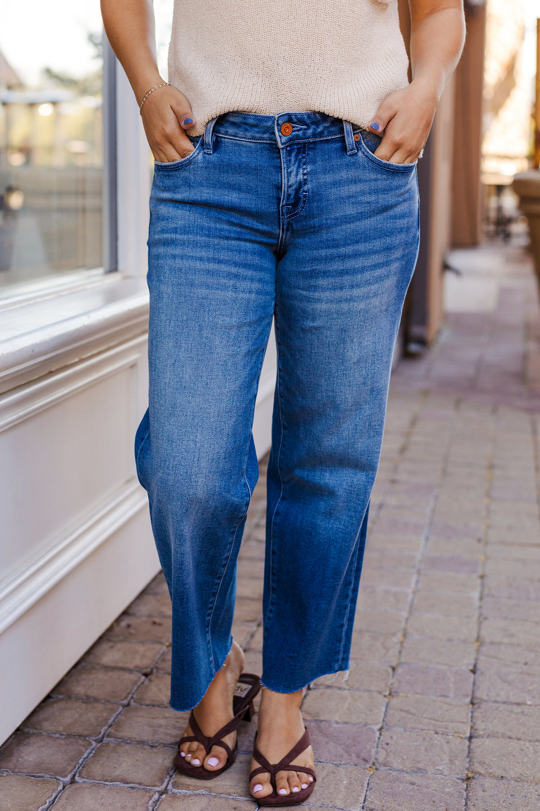The Roadhouse Blues Cropped Low Rise Jeans
