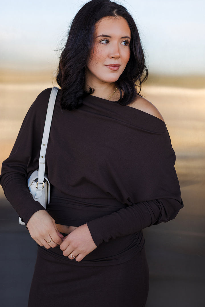 The Stole The Show Off The Shoulder Top