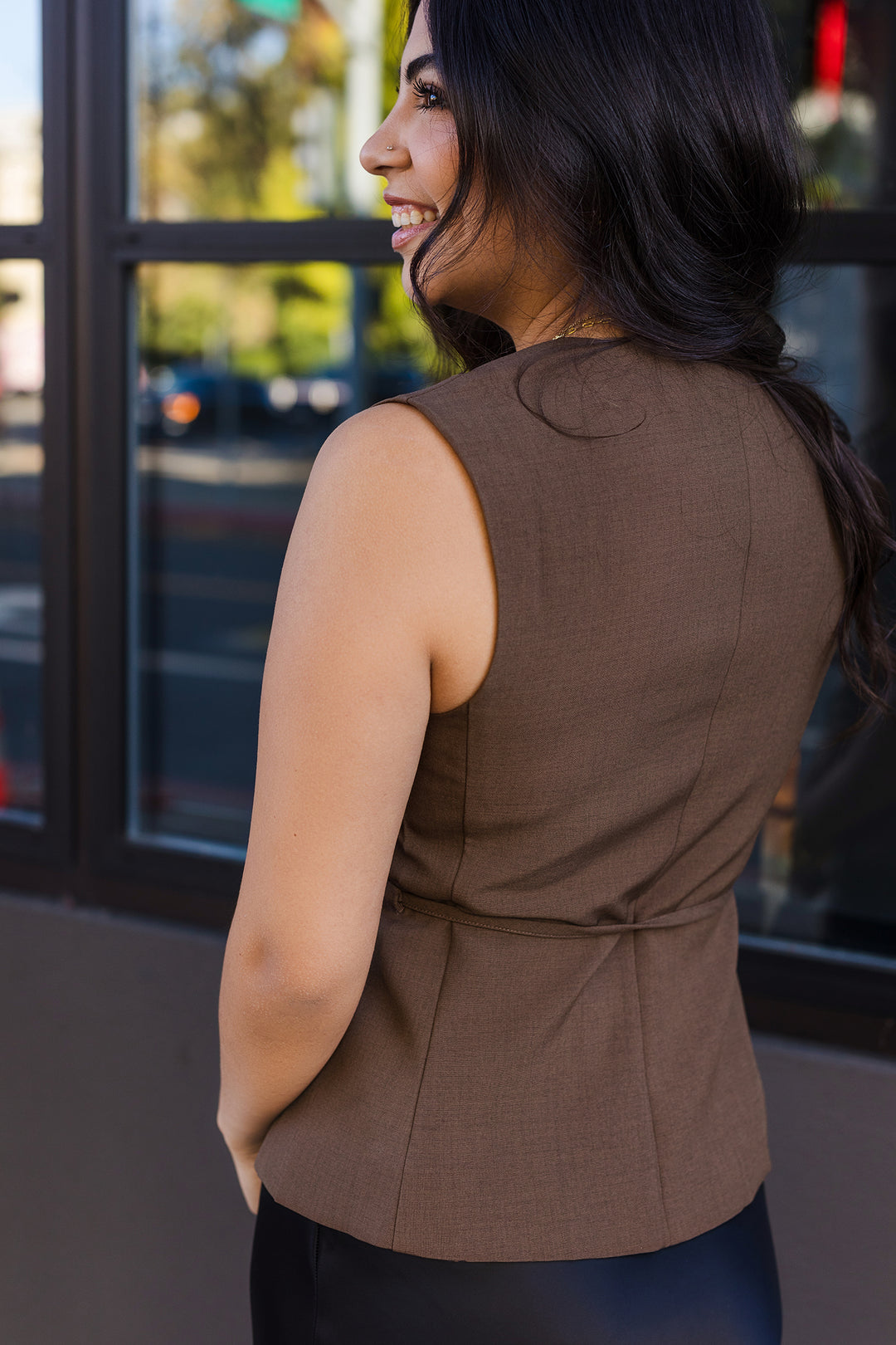 The Taylor Tie-Waist Vest