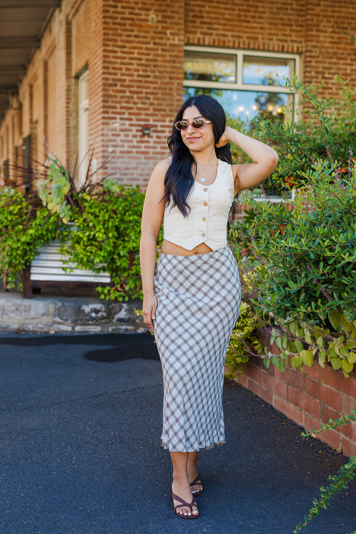 The Avenue Cropped Vest