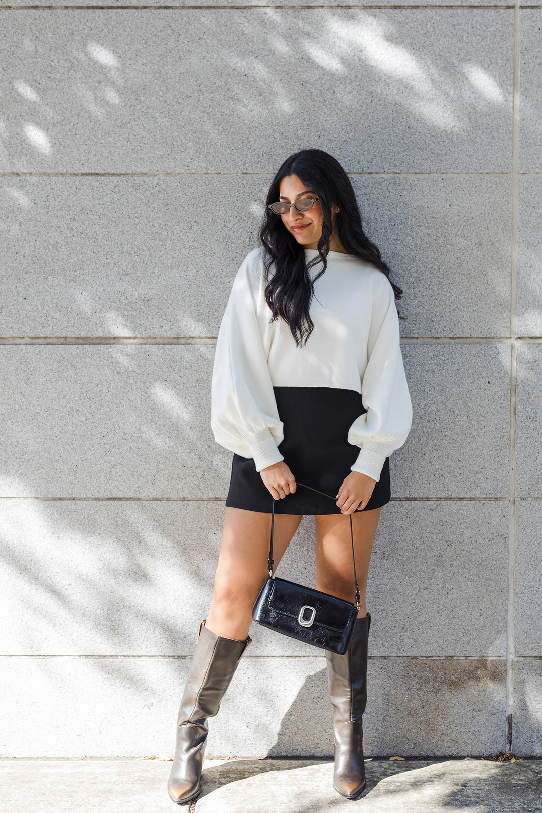 The Shoreline Knit Dolman Sleeve Pullover
