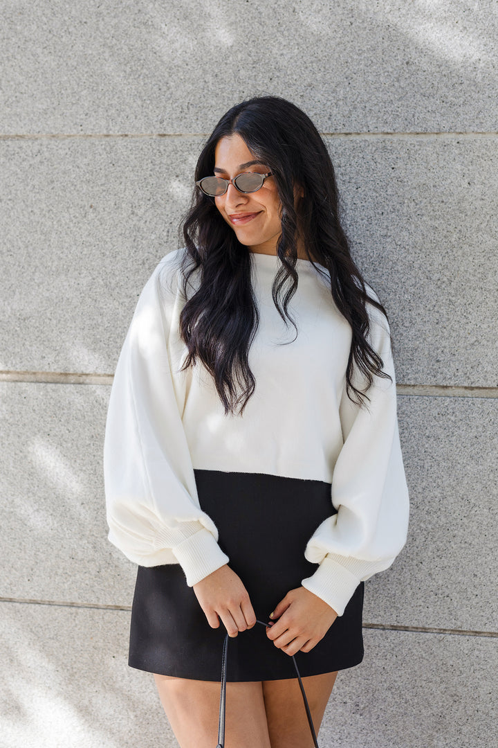 The Shoreline Knit Dolman Sleeve Pullover