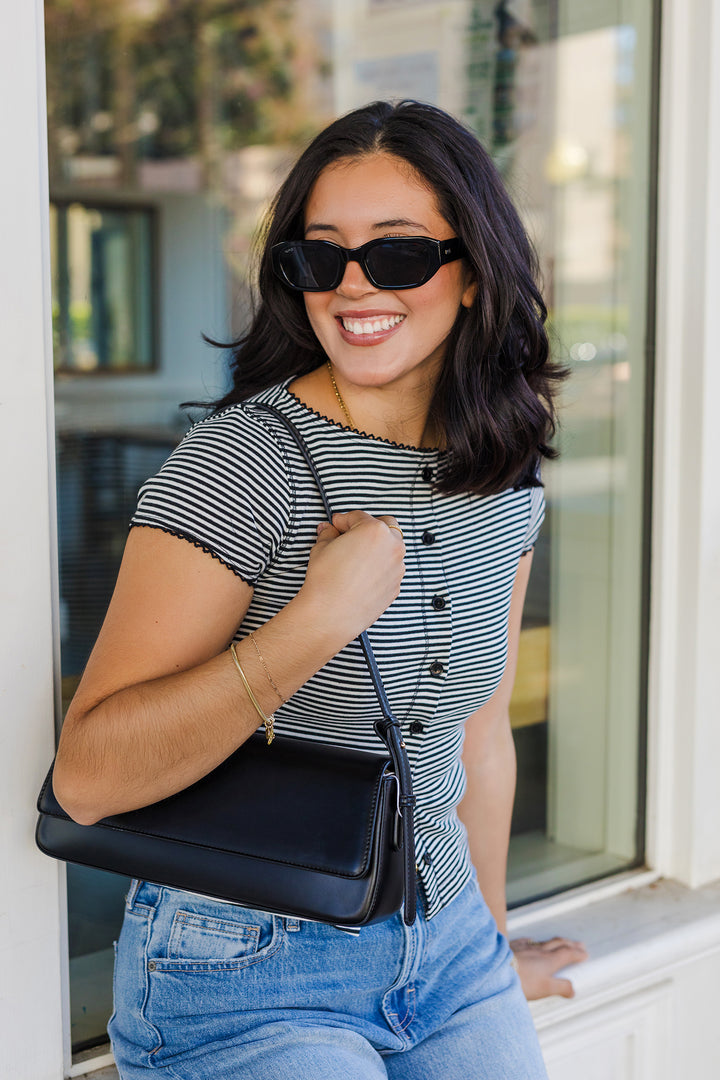 The Classic Girl Button Up Top