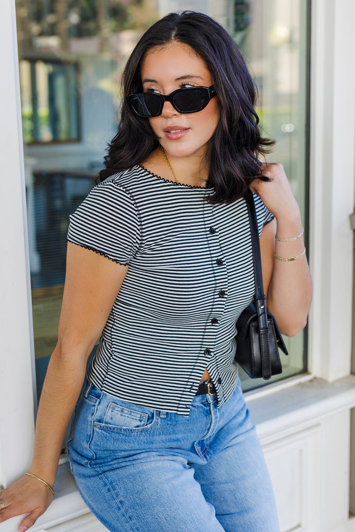 The Classic Girl Button Up Top