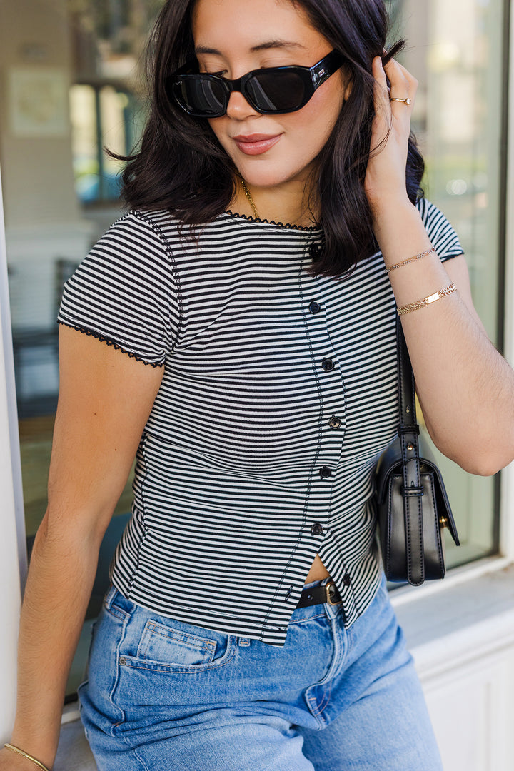 The Classic Girl Button Up Top