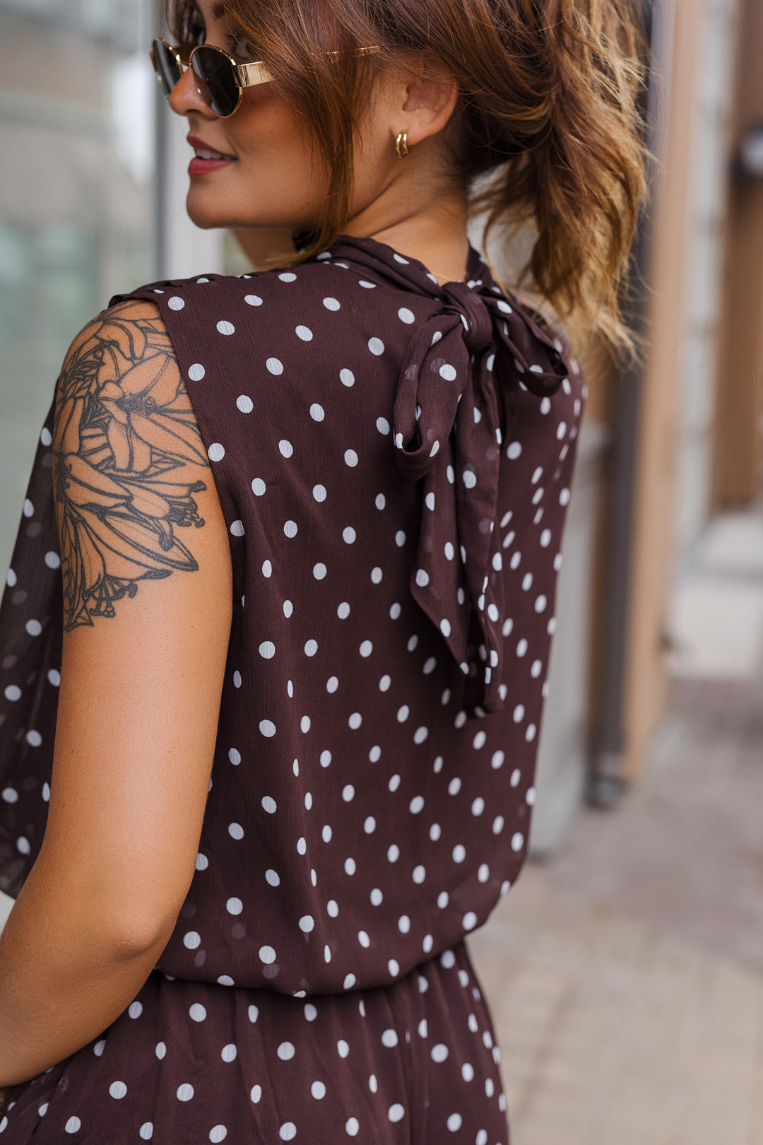 The Sweet Spot Sheer Mock Neck Top