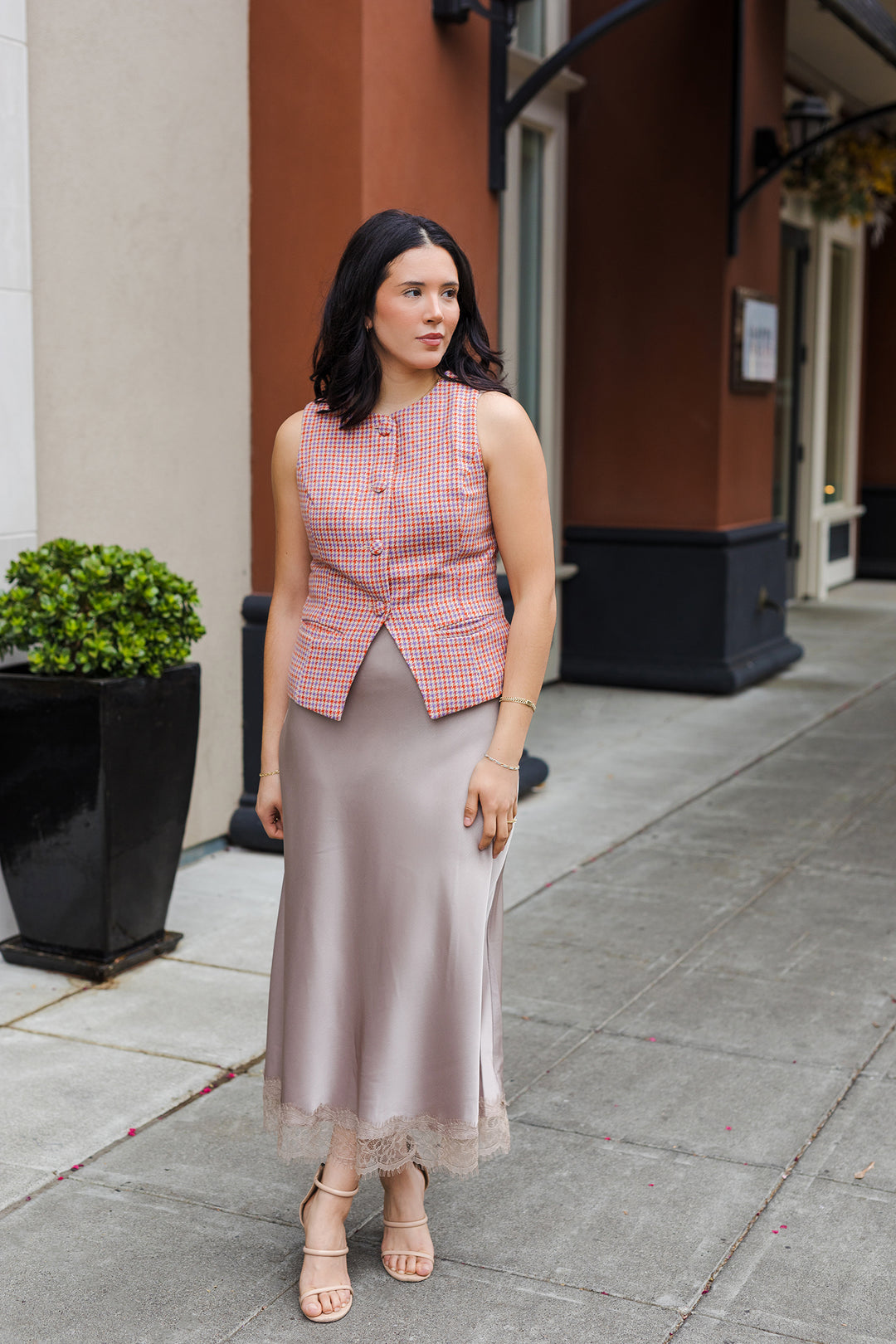 The Academy Houndstooth Vest