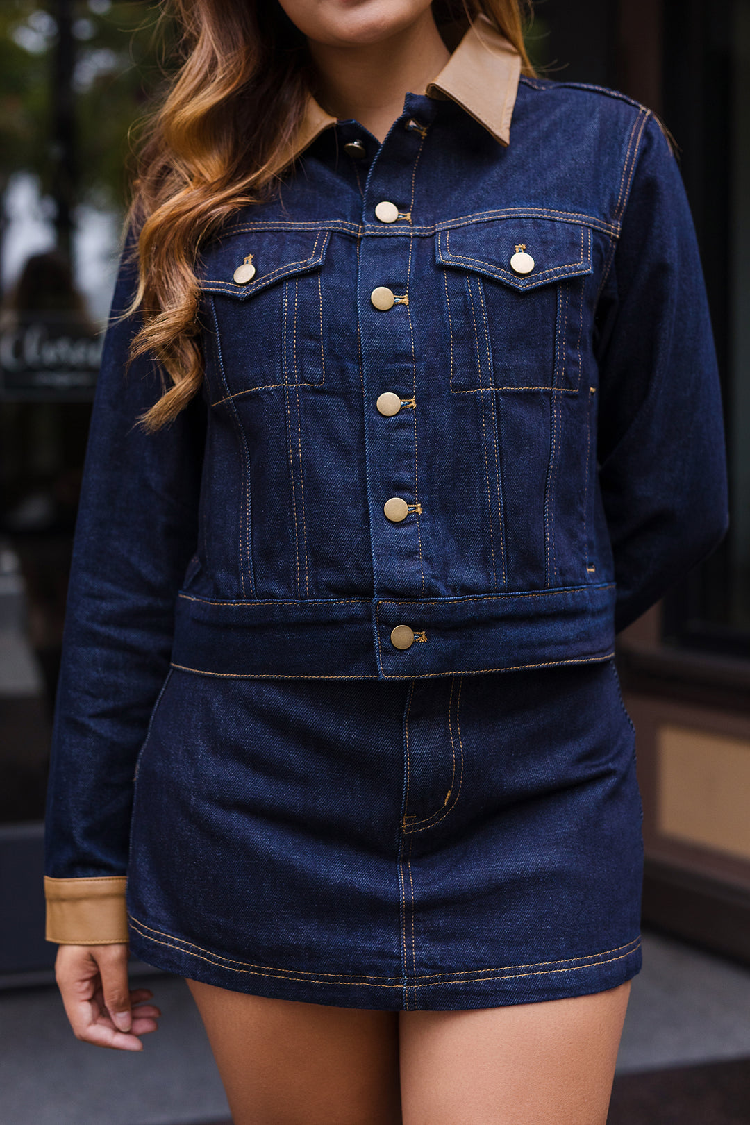 The Denim Archives Mini Skort