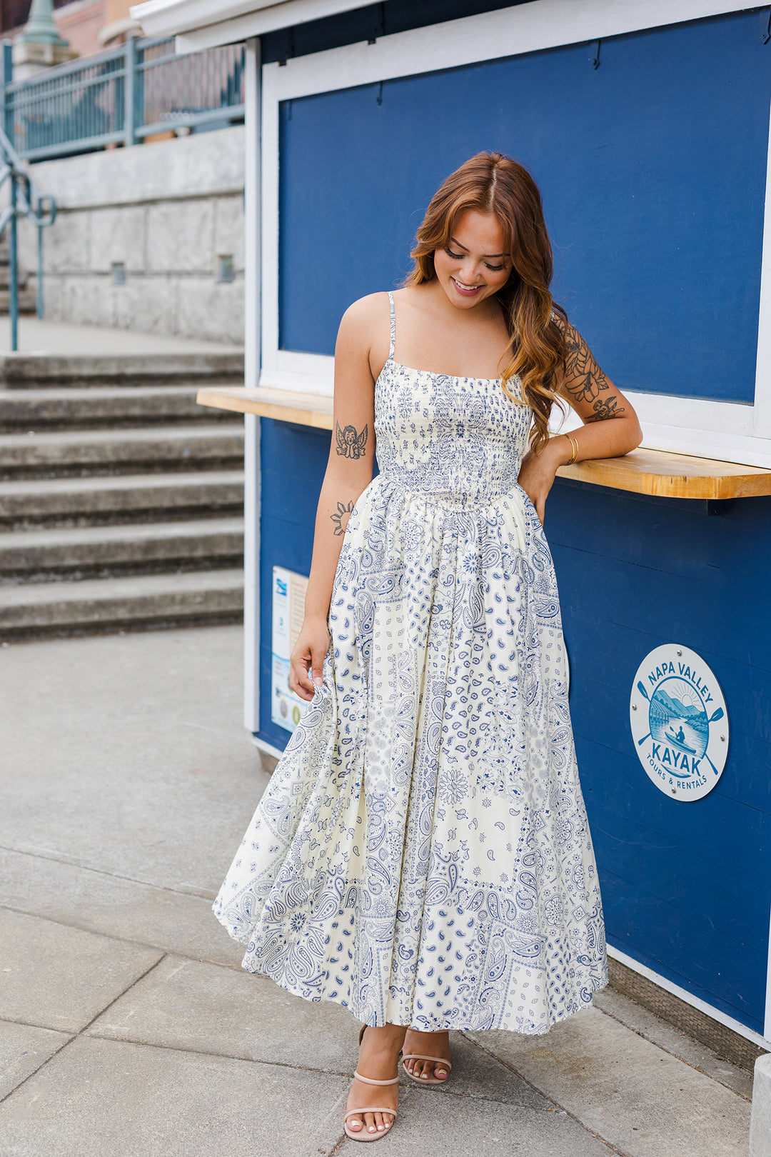 The Maisy Paisley Maxi Dress