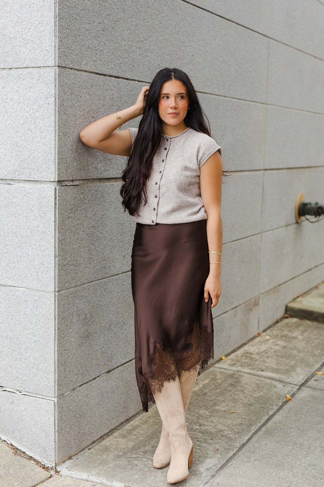 The Simple Things Sleeveless Cardigan
