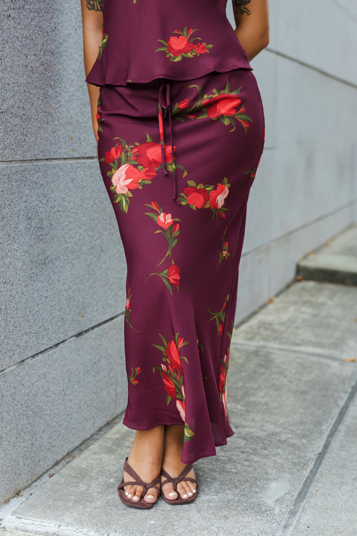 The Juliet Floral Midi Skirt