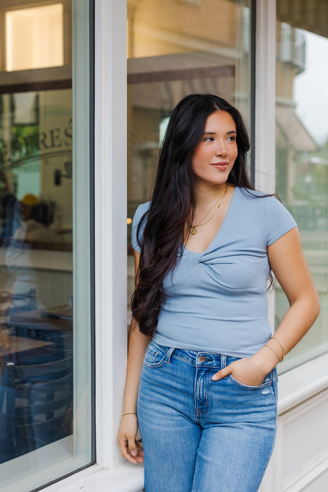 The Everyday Staple V-Neck Top