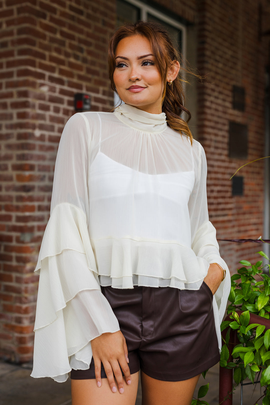 The Vintage Belle Chiffon Top