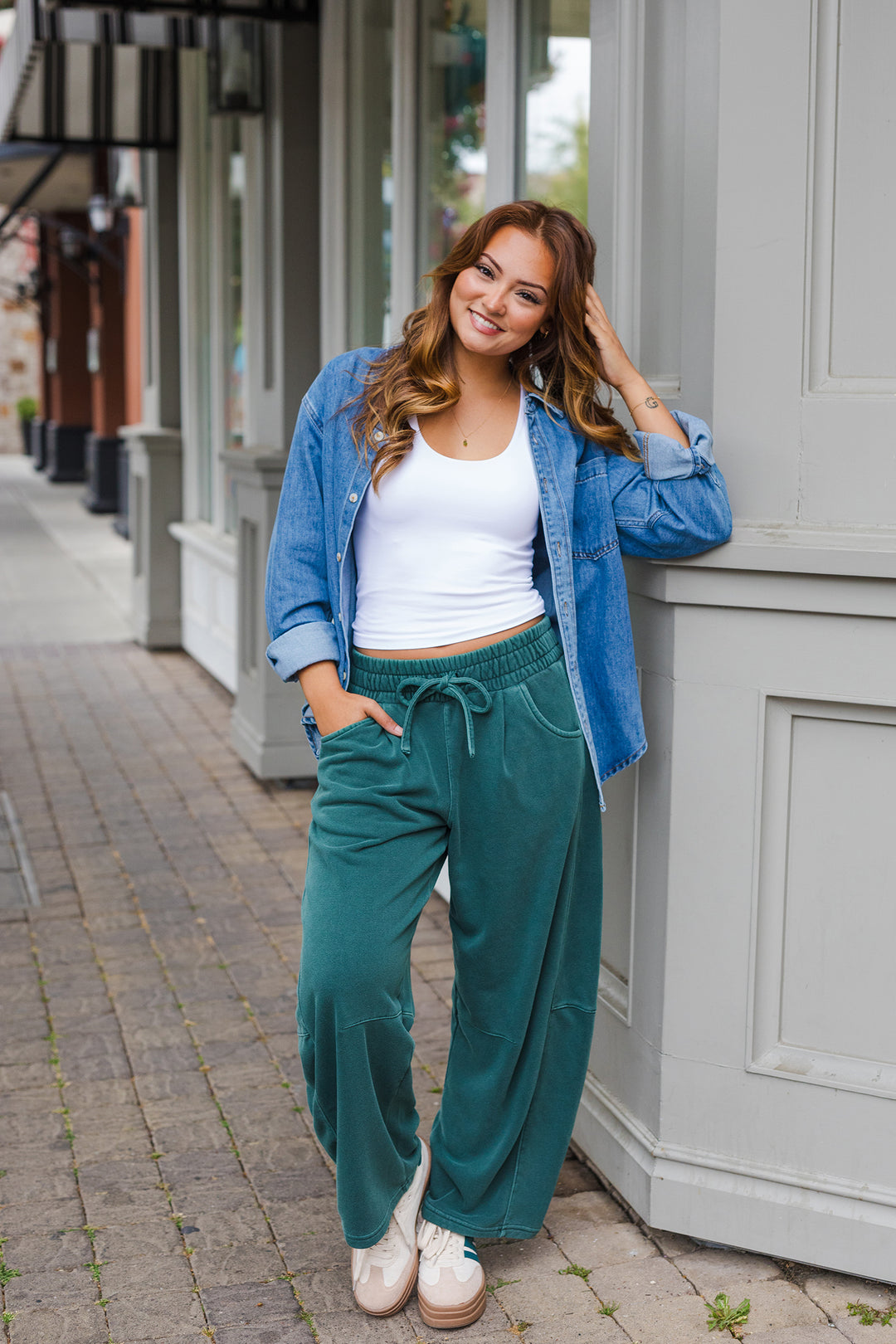 The Day Off Barrel Leg Sweatpants
