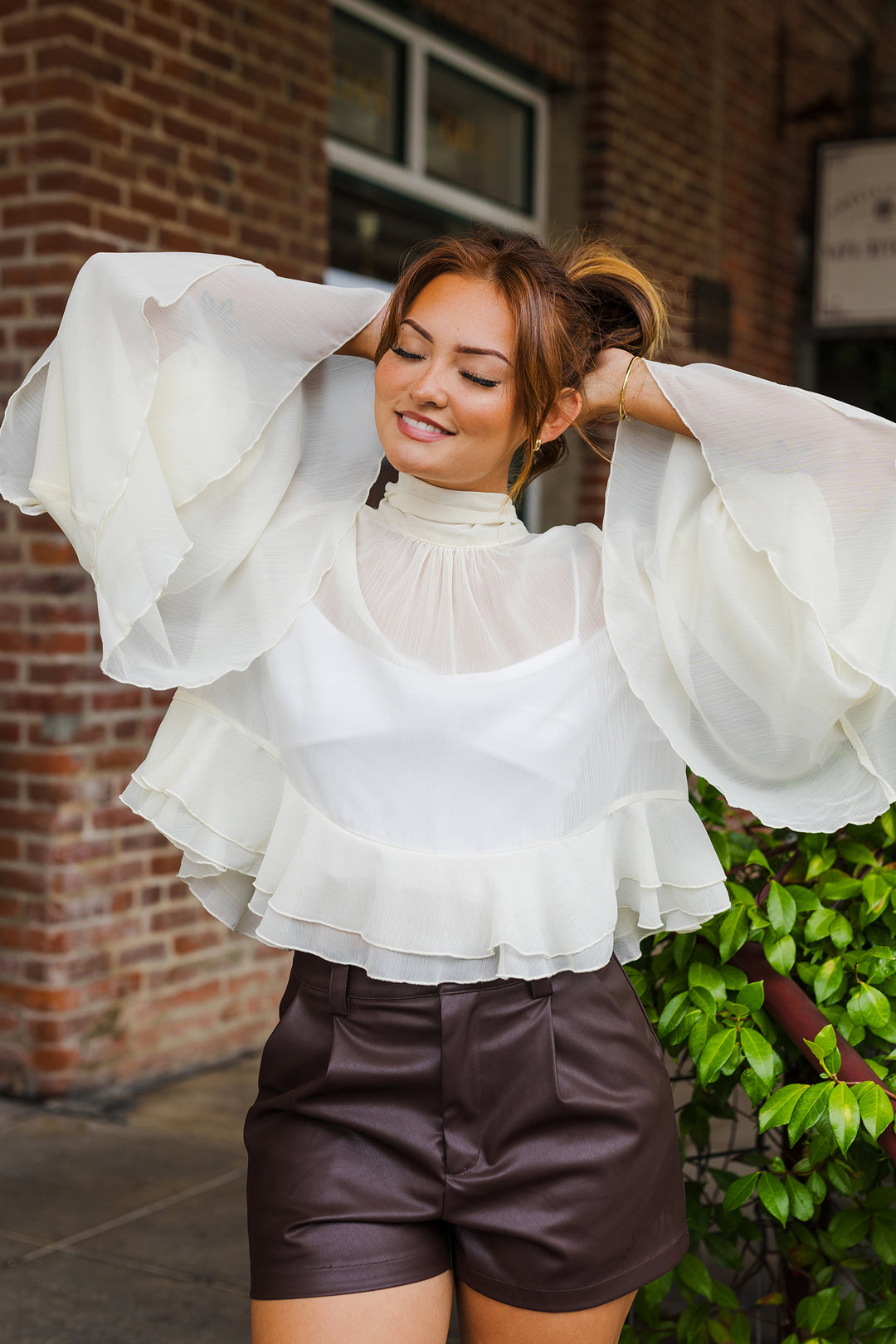 The Vintage Belle Chiffon Top