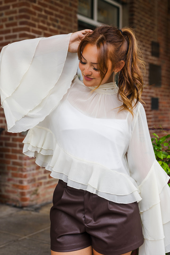 The Vintage Belle Chiffon Top