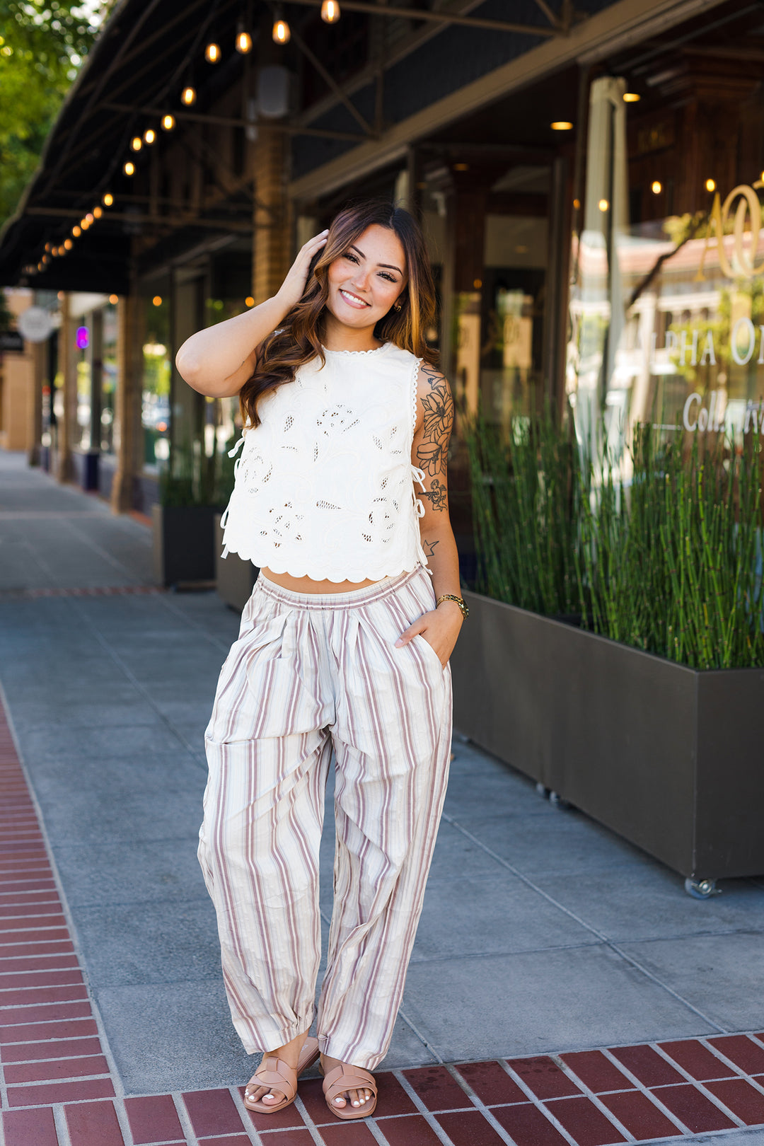 The Free Fall Striped Parachute Pants