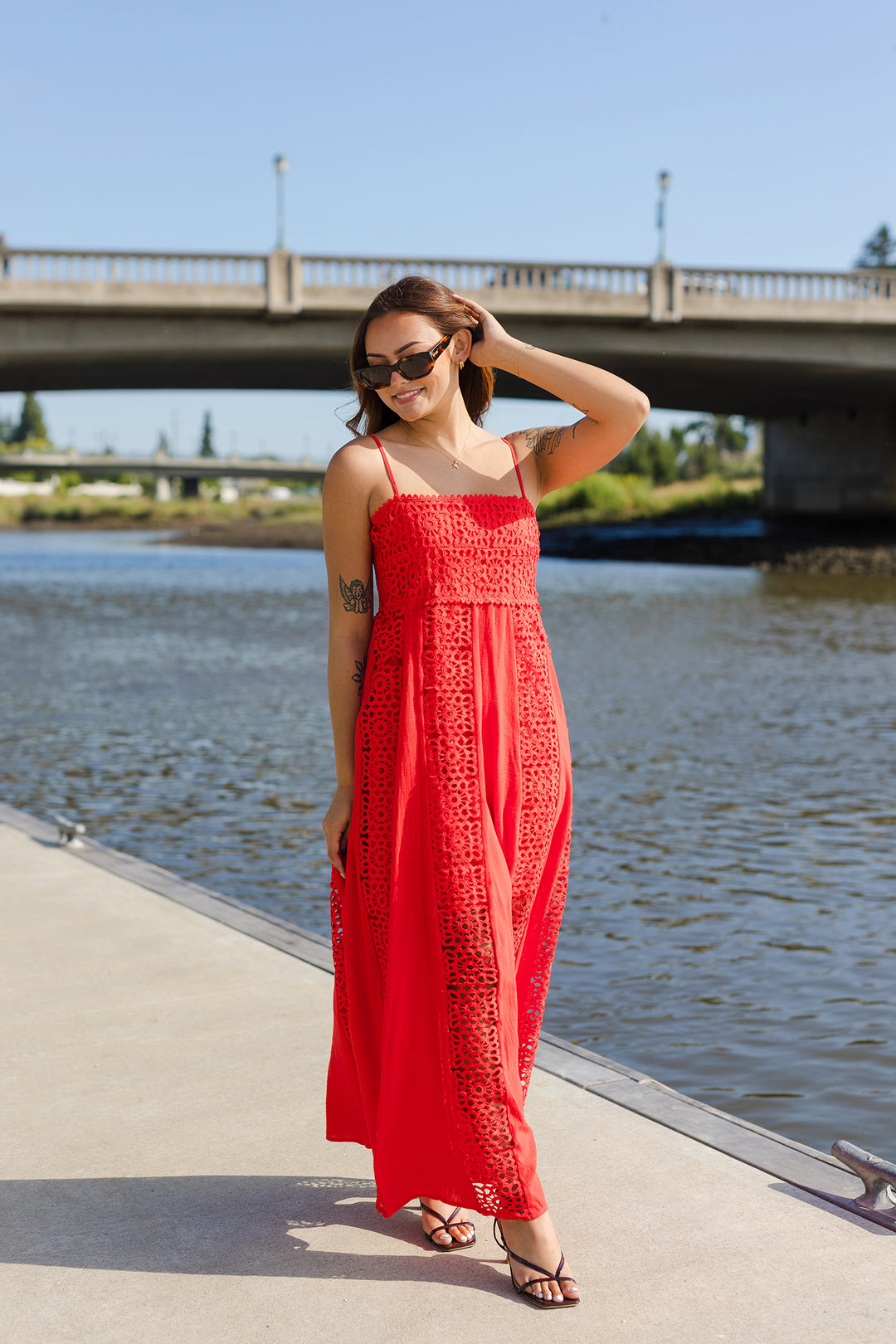The Summer Flame Maxi Dress