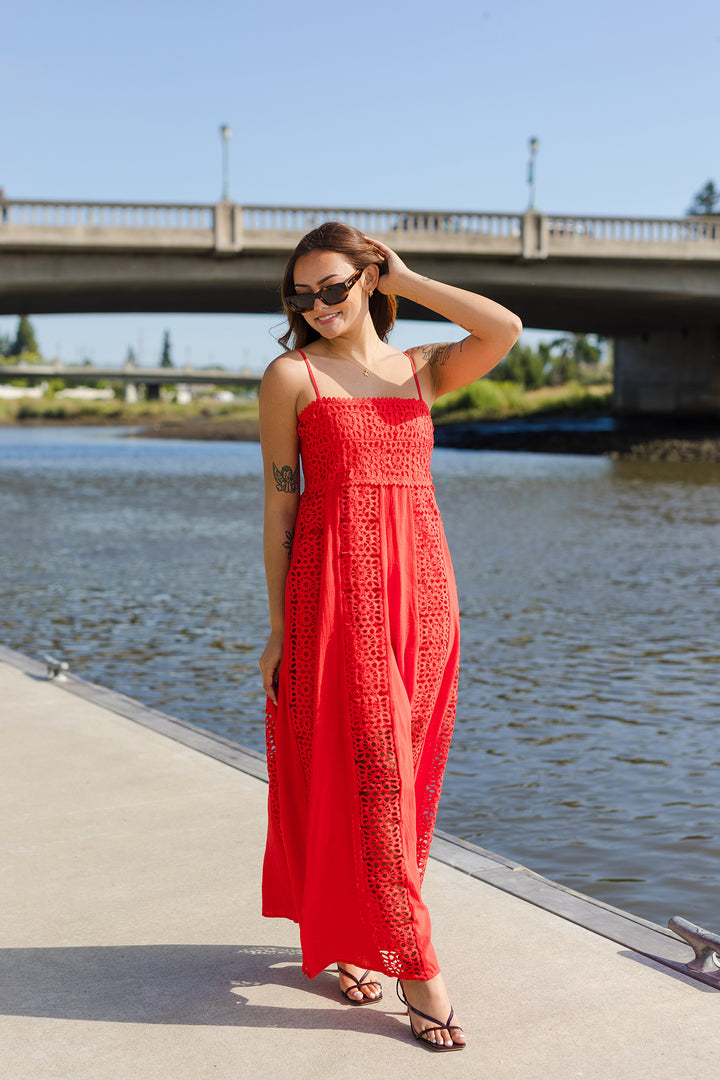 The Summer Flame Maxi Dress