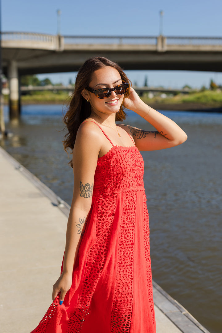 The Summer Flame Maxi Dress
