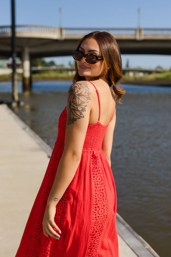 The Summer Flame Maxi Dress