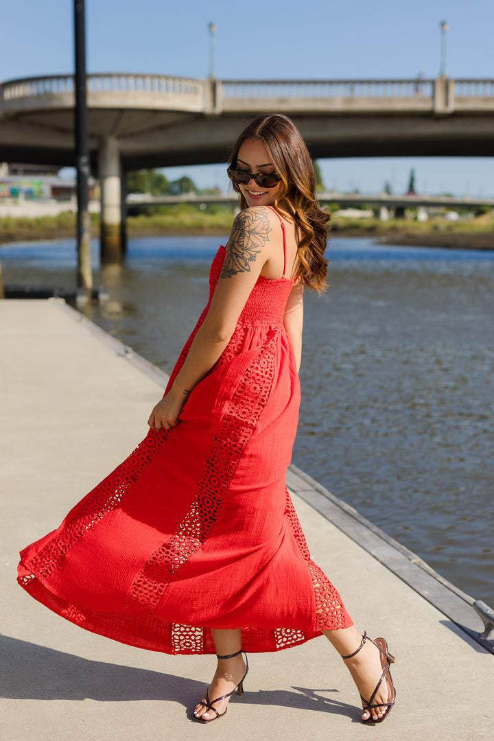 The Summer Flame Maxi Dress