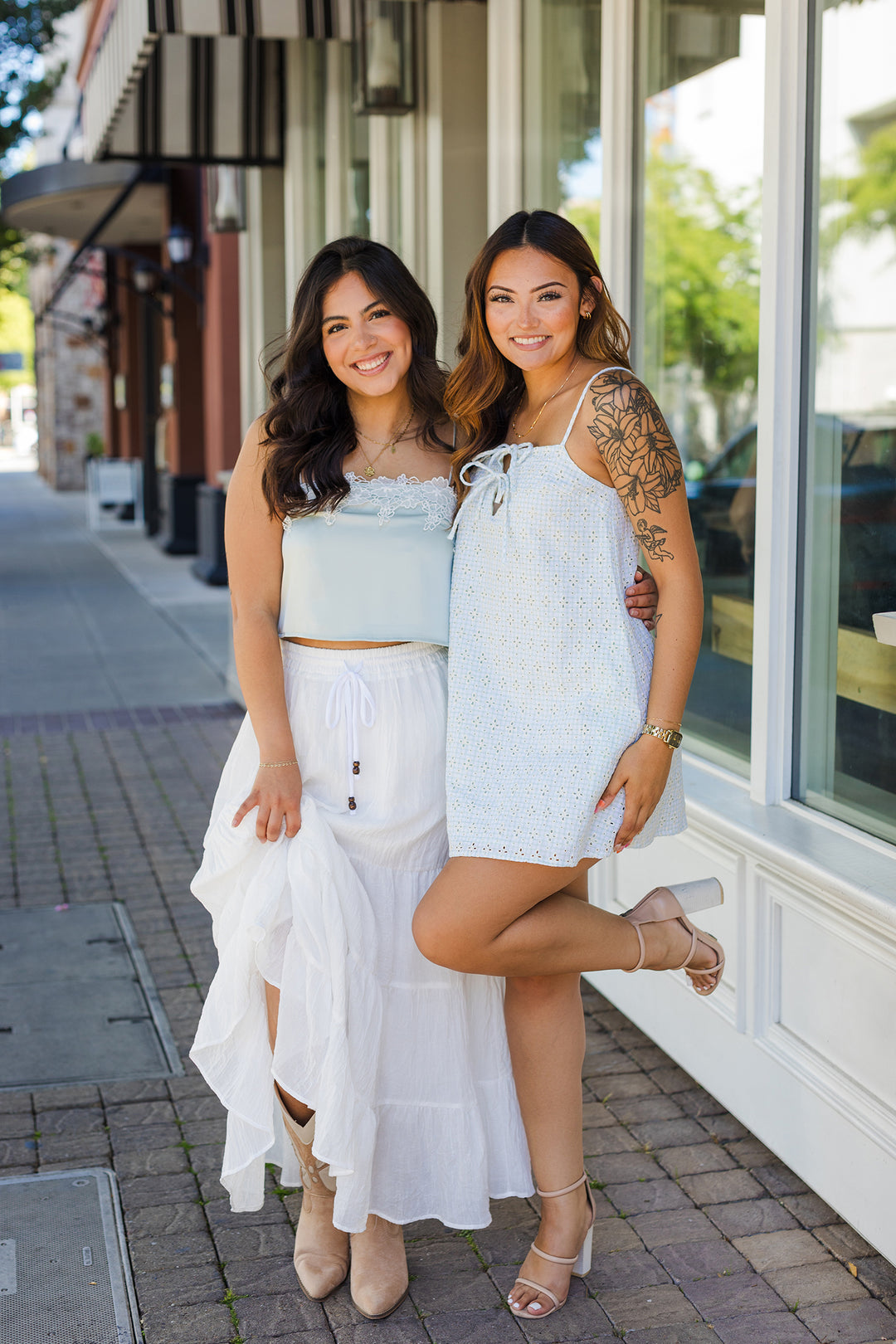 The Sadie Sage Eyelet Mini Dress