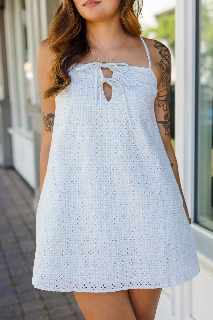 The Sadie Sage Eyelet Mini Dress