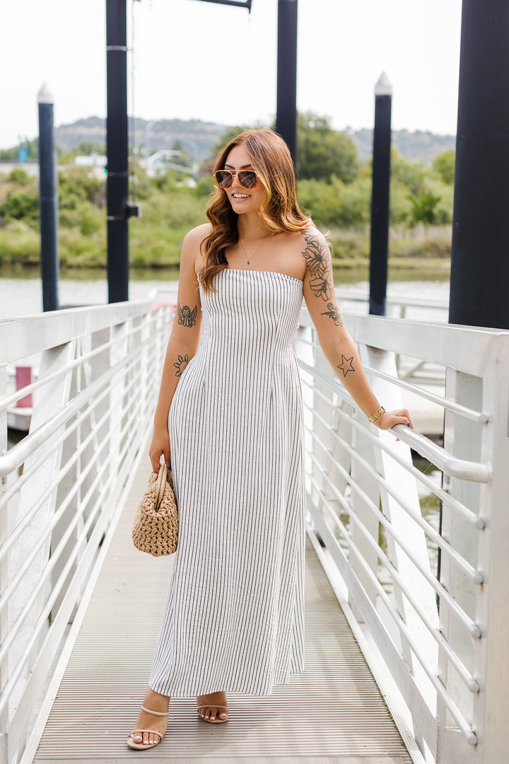 The Rules of the Runway Strapless Maxi Dress