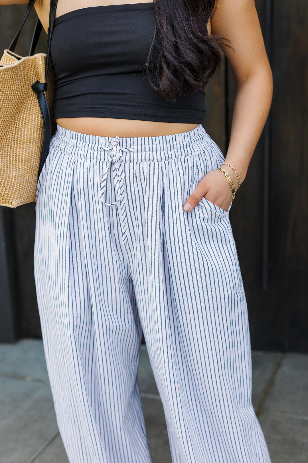 The Cloud Nine Striped Balloon Pants