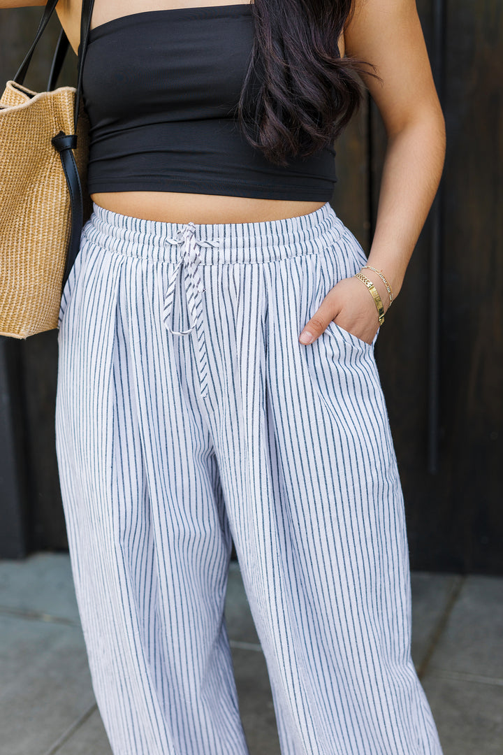 The Cloud Nine Striped Balloon Pants