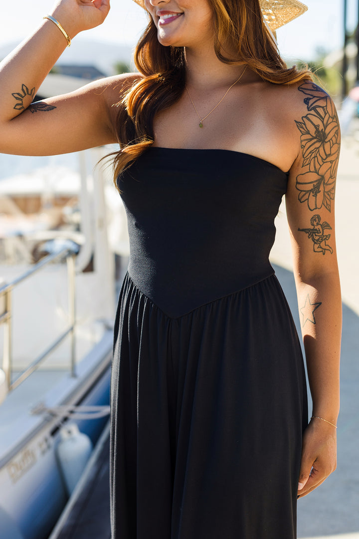 The Social Hour Strapless Jumpsuit