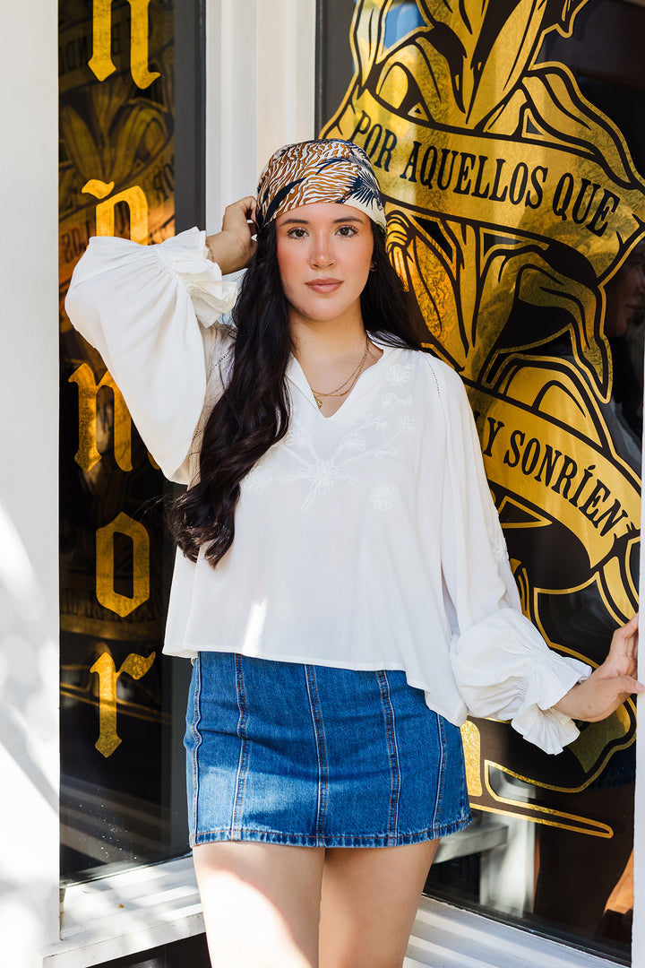 The Sun Chaser Embroidered Blouse