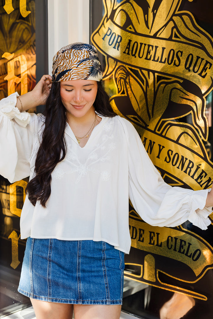 The Sun Chaser Embroidered Blouse