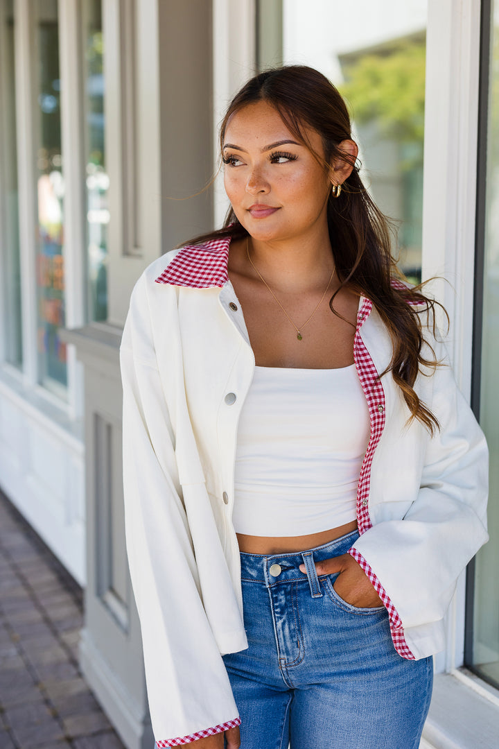 The Country Side Cream Barn Jacket