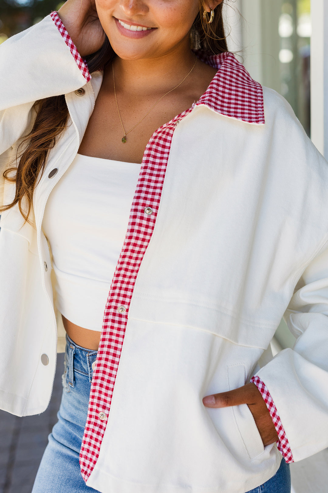 The Country Side Cream Barn Jacket