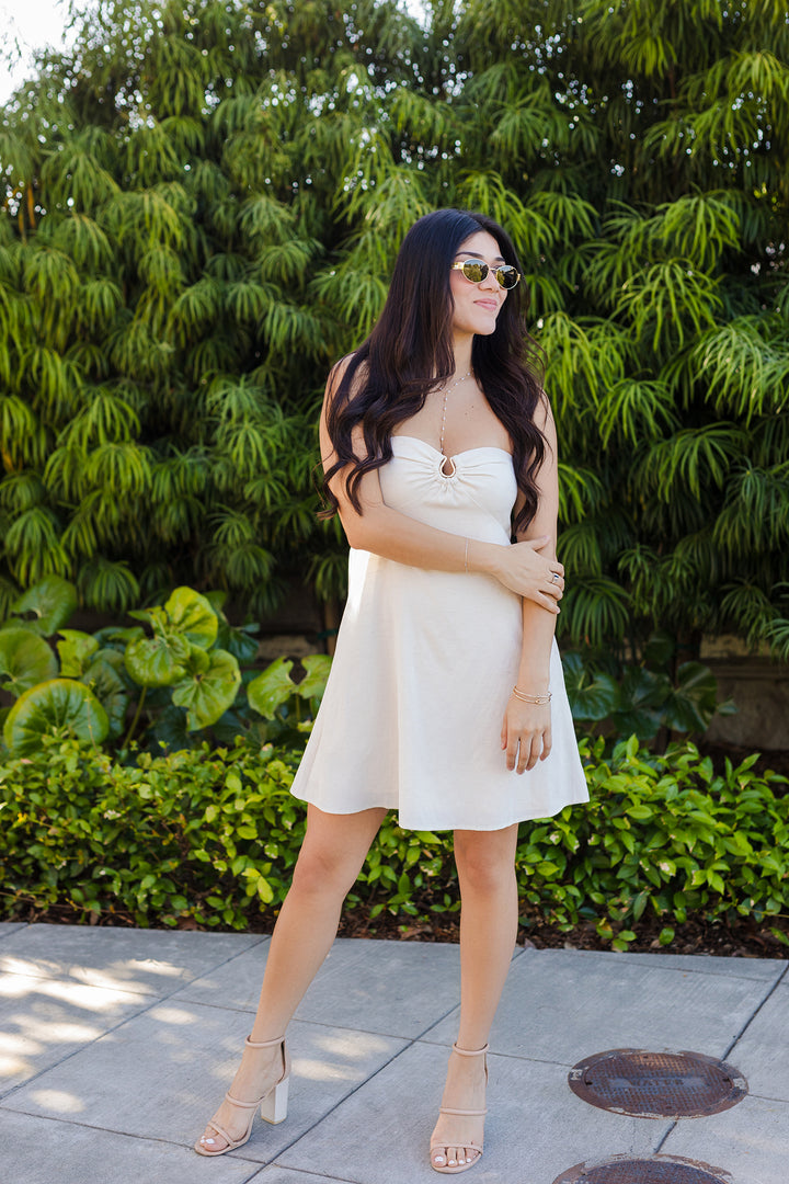 The Sage And Sand Mini Dress