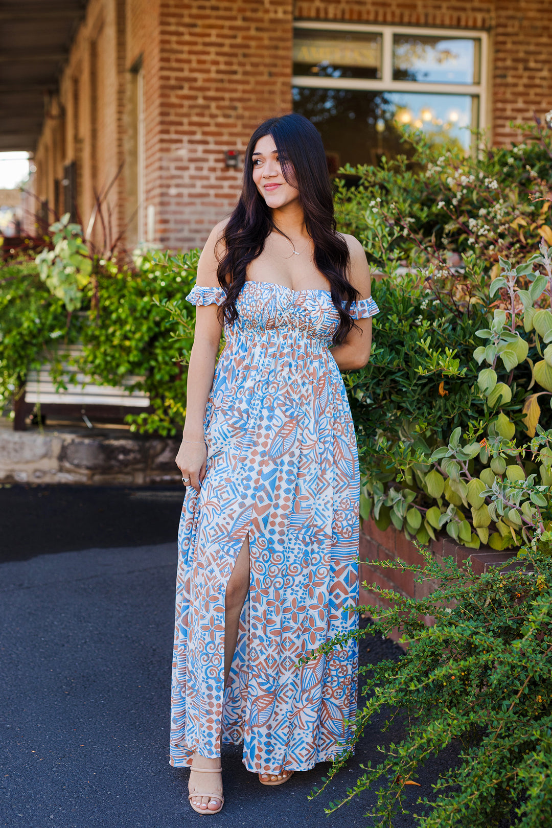 The Tulum Nights Off-Shoulder Maxi Dress
