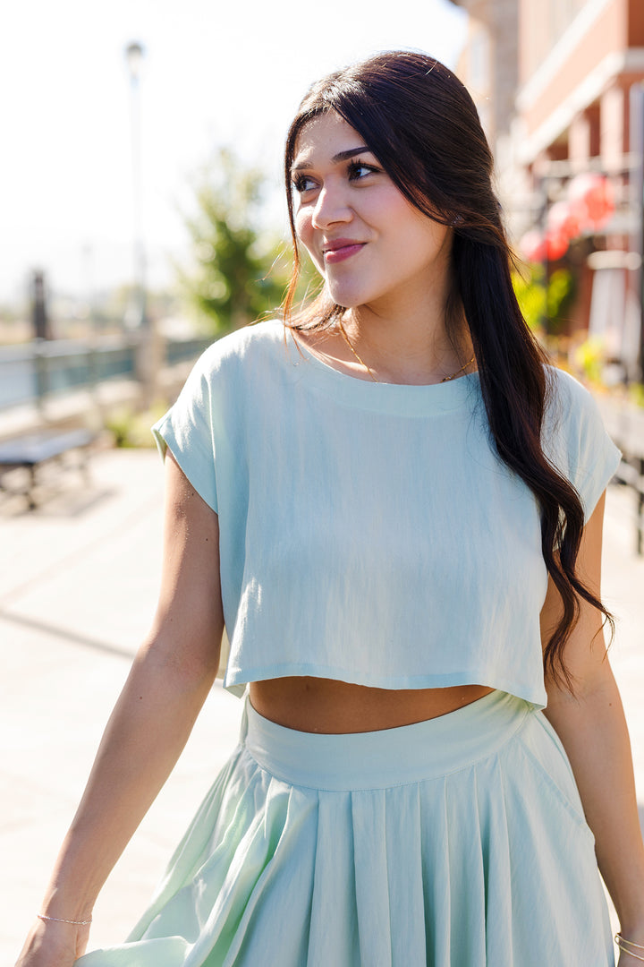 The Cassie Linen Skirt Set