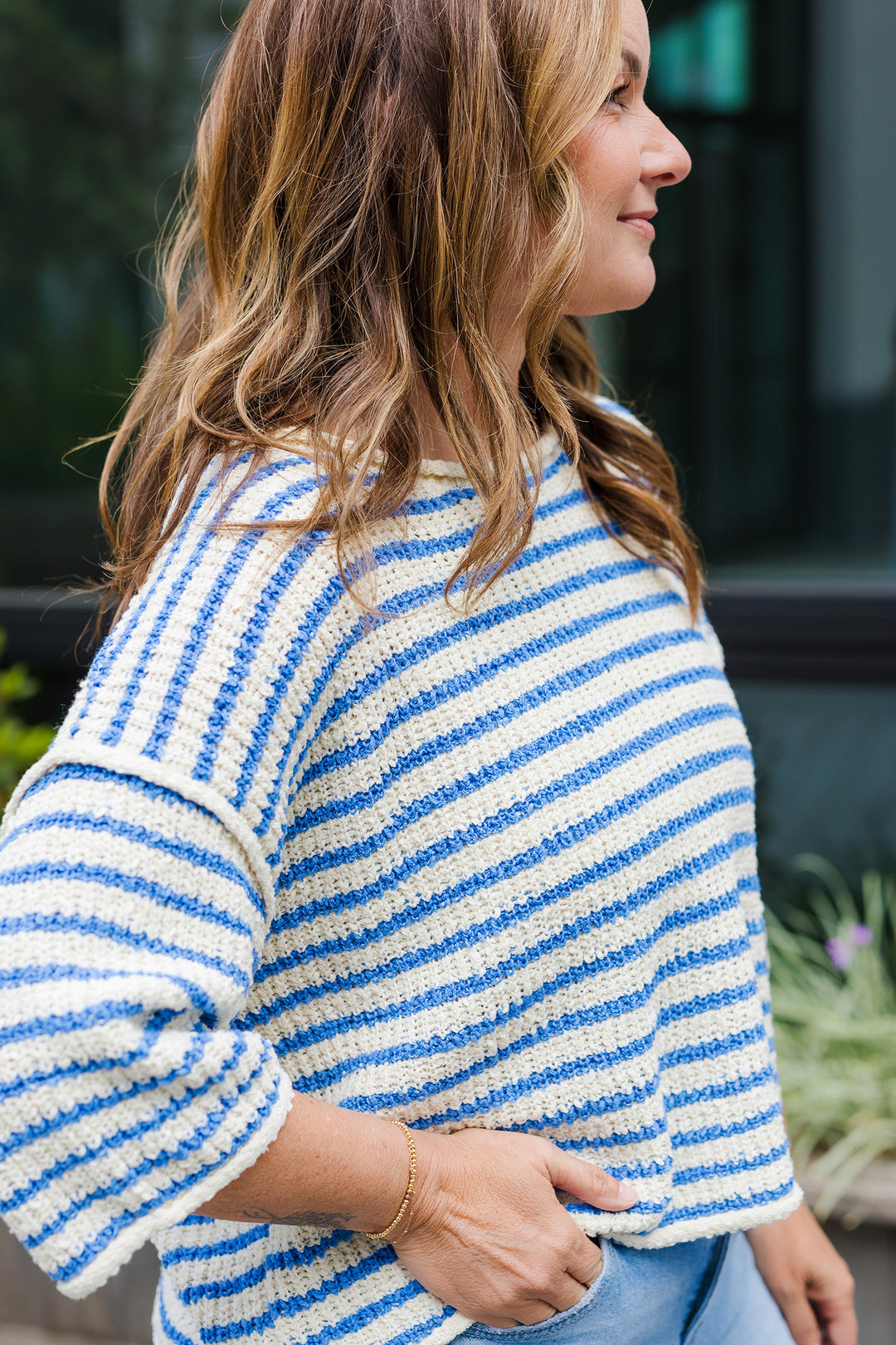 The Girls Trip Striped Summer Sweater