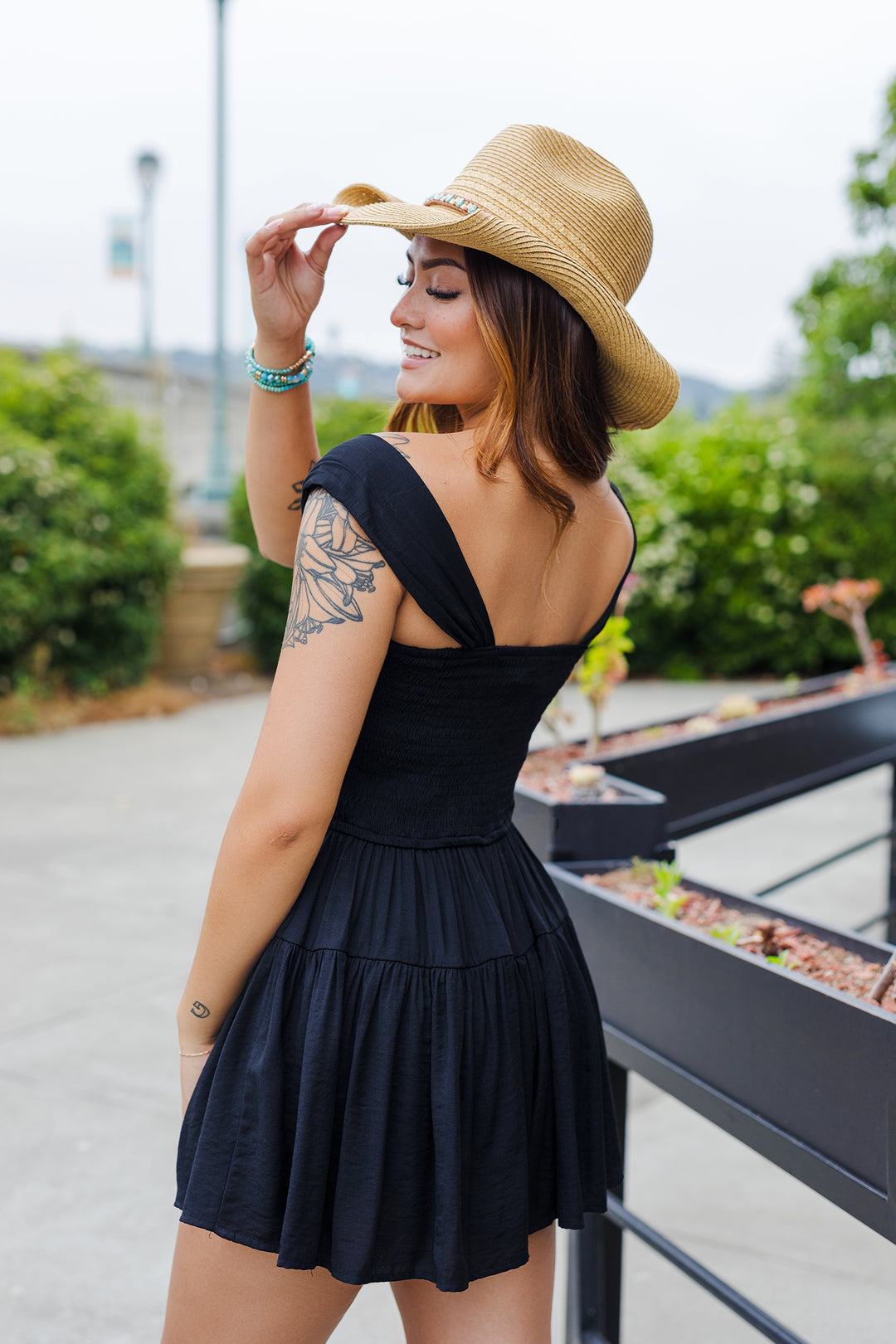 The Last Call Button Down Romper