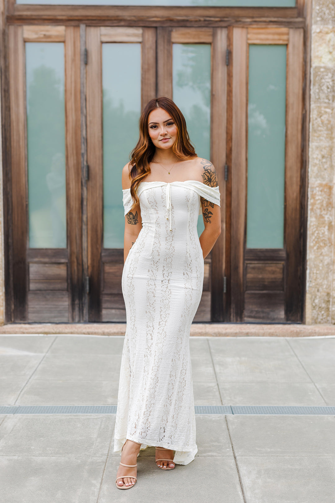 The Odette Lace Maxi Dress