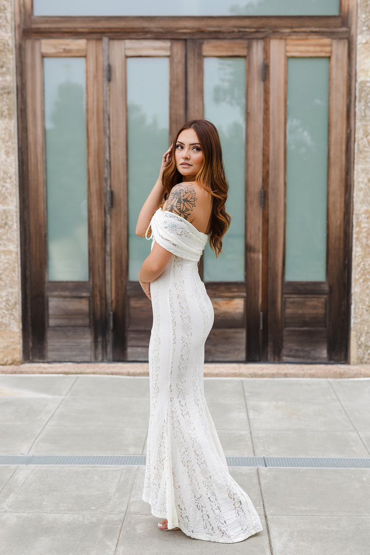 The Odette Lace Maxi Dress