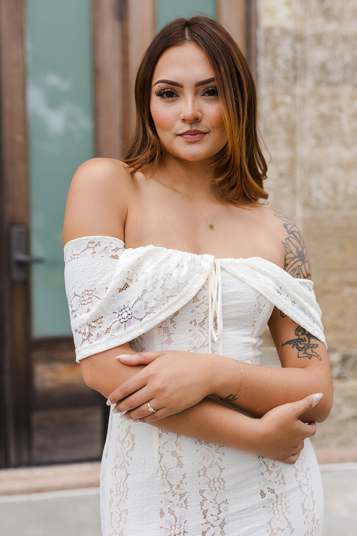 The Odette Lace Maxi Dress