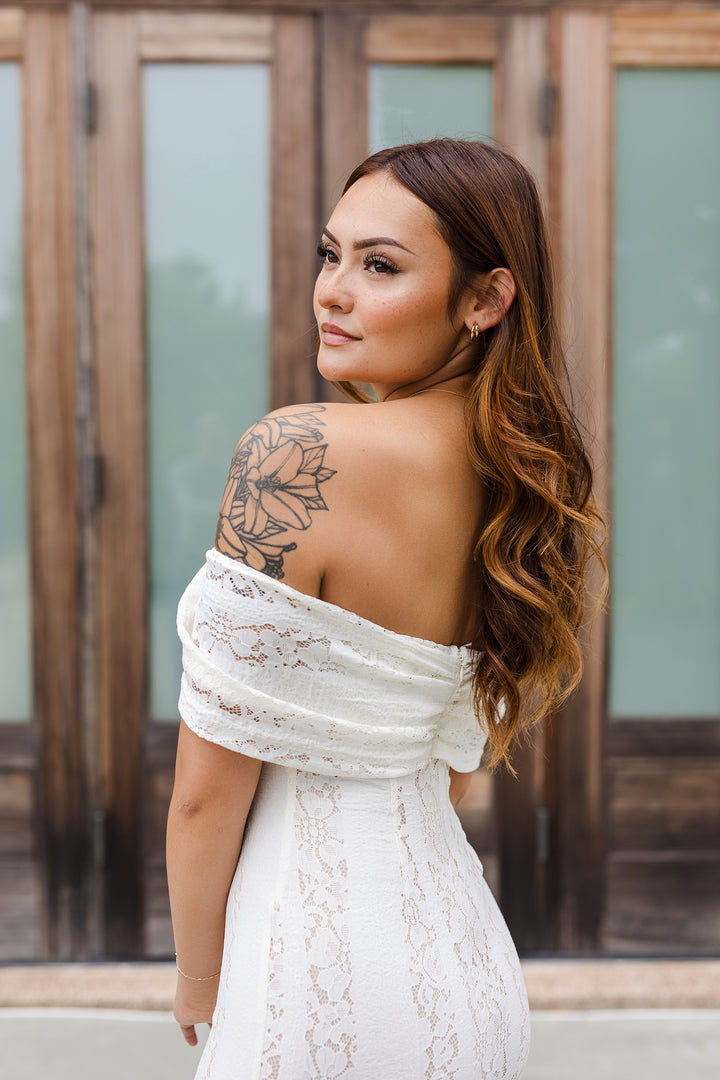 The Odette Lace Maxi Dress
