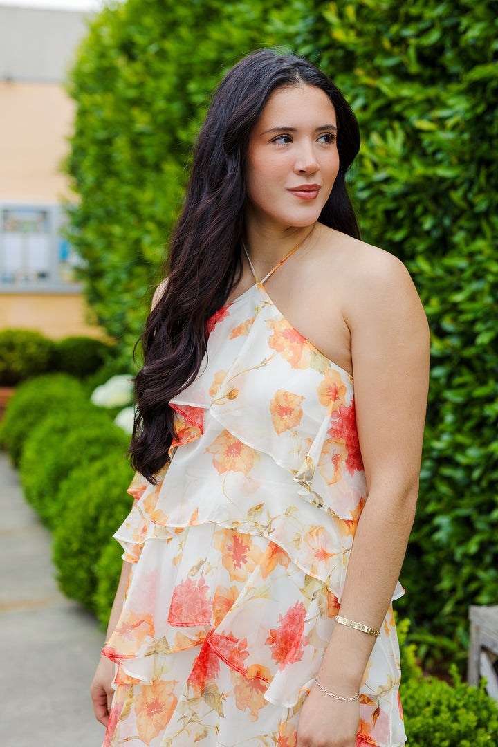 The Mango Blossom Tiered Maxi Dress