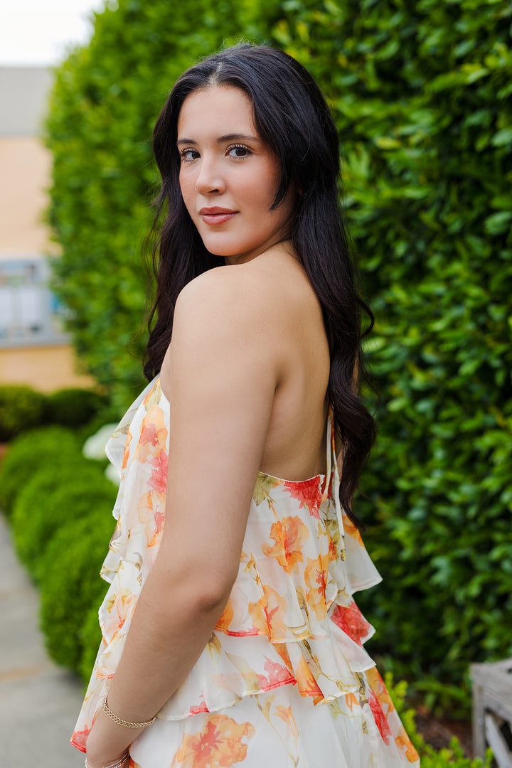 The Mango Blossom Tiered Maxi Dress