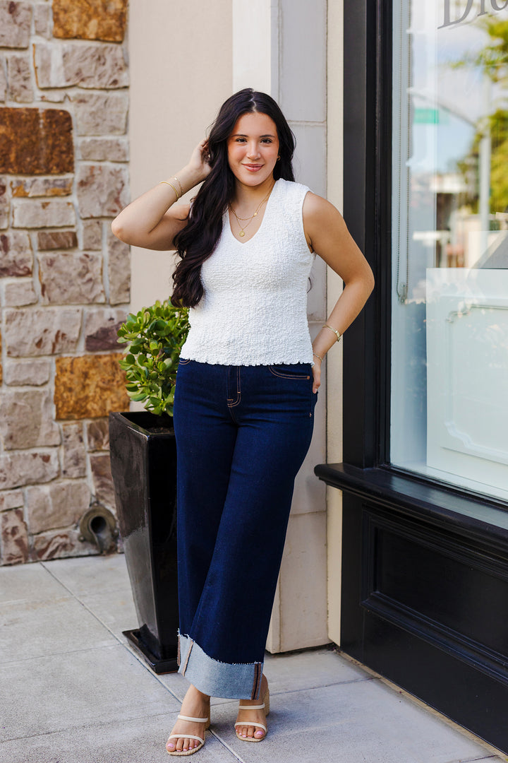 The Vanilla Bean Textured Tank Top