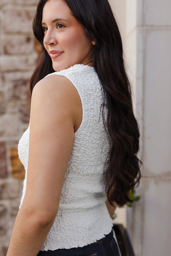The Vanilla Bean Textured Tank Top