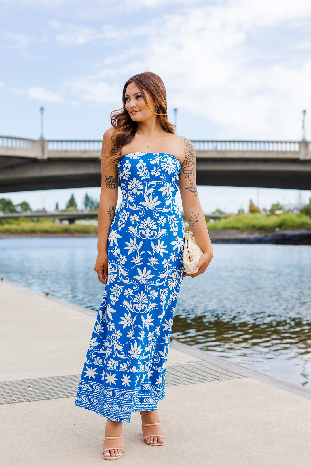Strapless Maxi Dress